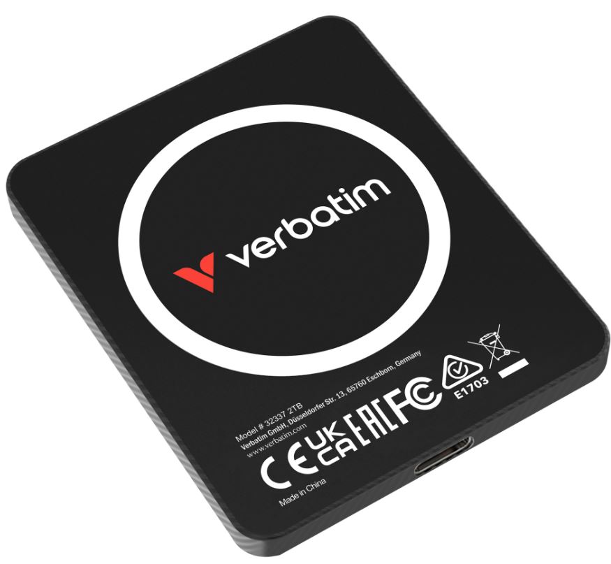 Verbatim SnapBack Ultra Slim 2 ТБ, черный
