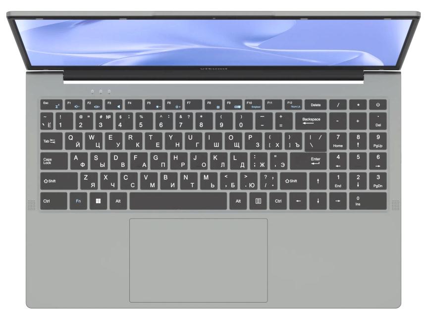 Ноутбук Vitumi V15 LV5PIWG01 15.6" (Intel Celeron N4020C, Intel UHD Graphics) 8ГБ, 256ГБ, Win 11 Home, серый