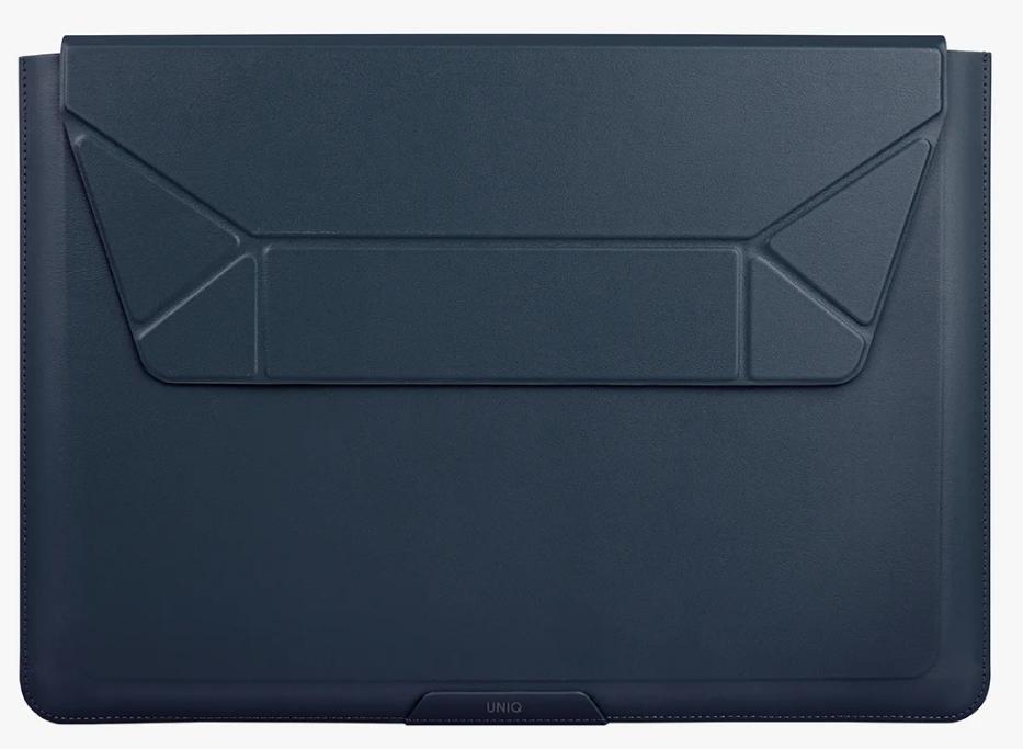 Чехол Uniq Oslo V.2 Pu для MacBook Pro 14'', leather, синий OSLO(14)-NAVYBLUE