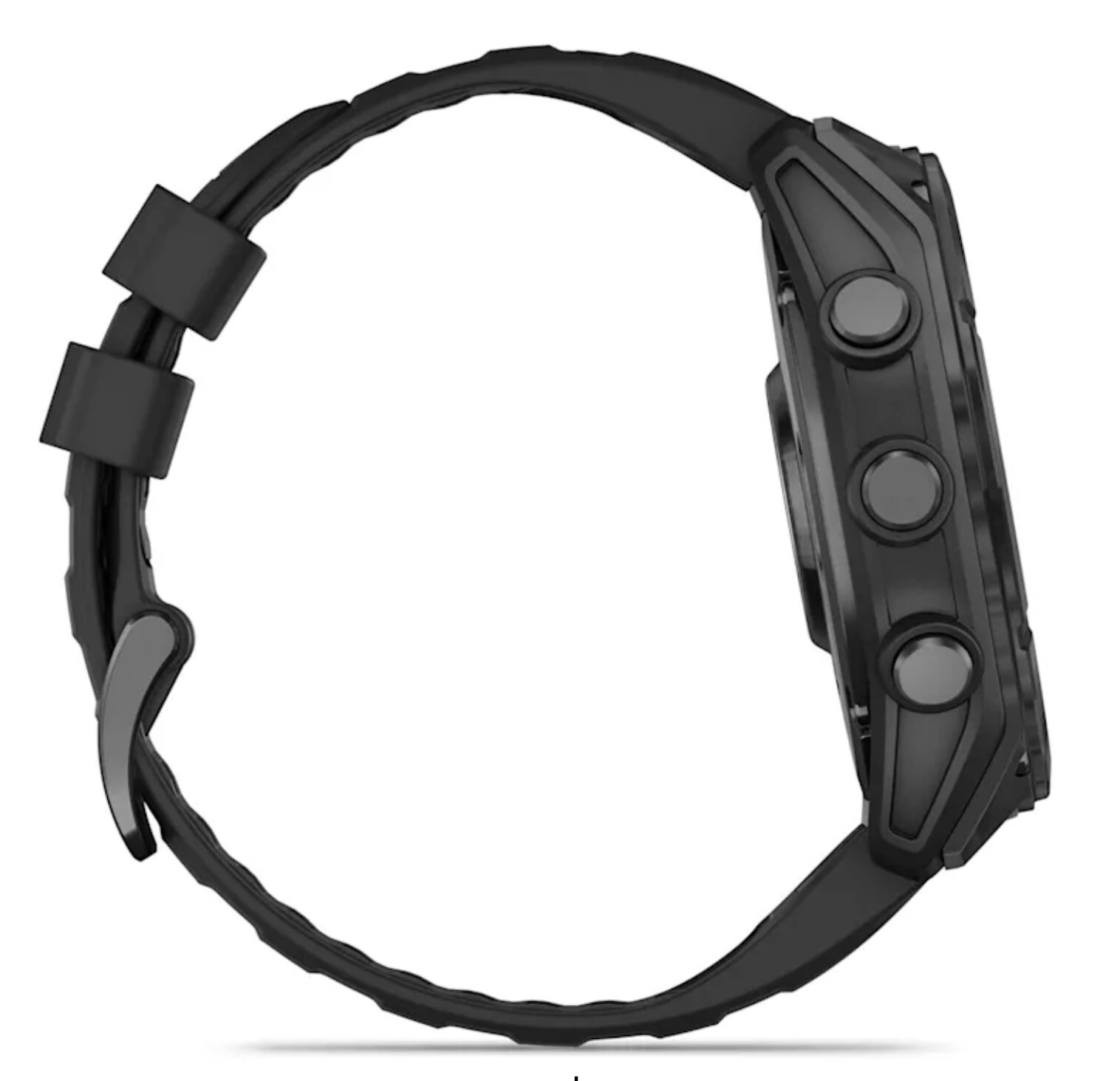 Garmin Fenix 8 51 мм AMOLED, серый, черный силиконовый ремешок (010-02905-00)