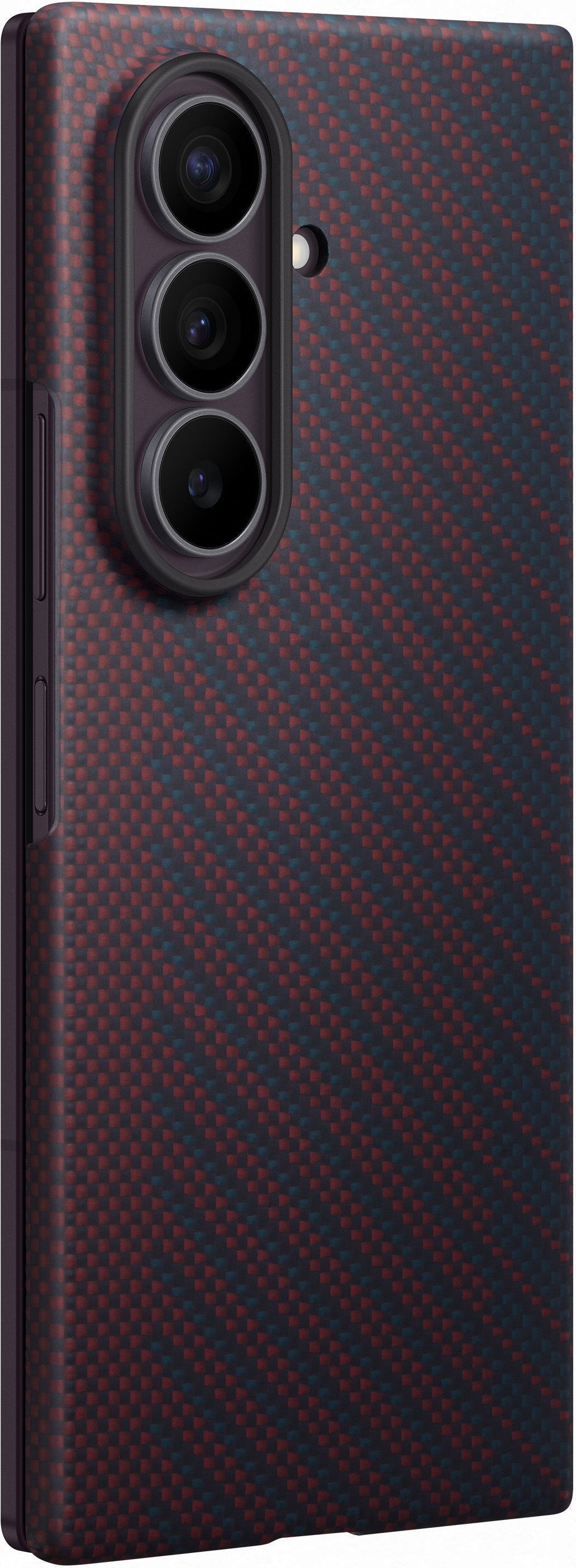 Samsung Carbon Magnet Case Galaxy Z Fold8 Ultra, тёмно-бордовый