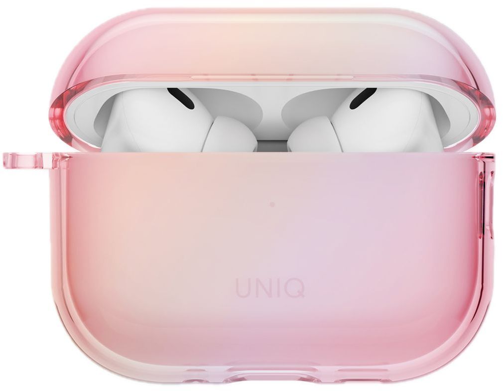 Чехол Uniq Iridescia для AirPods Pro 3, розовый (AIRPODSPRO3-IRDPPRS)