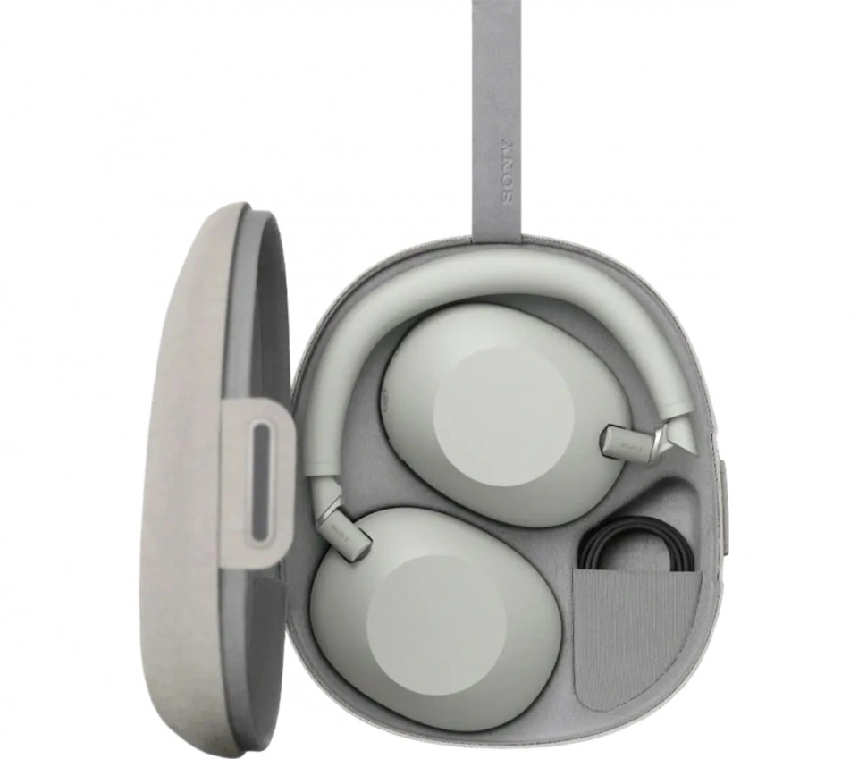 Sony WH-1000XM6, серебристый