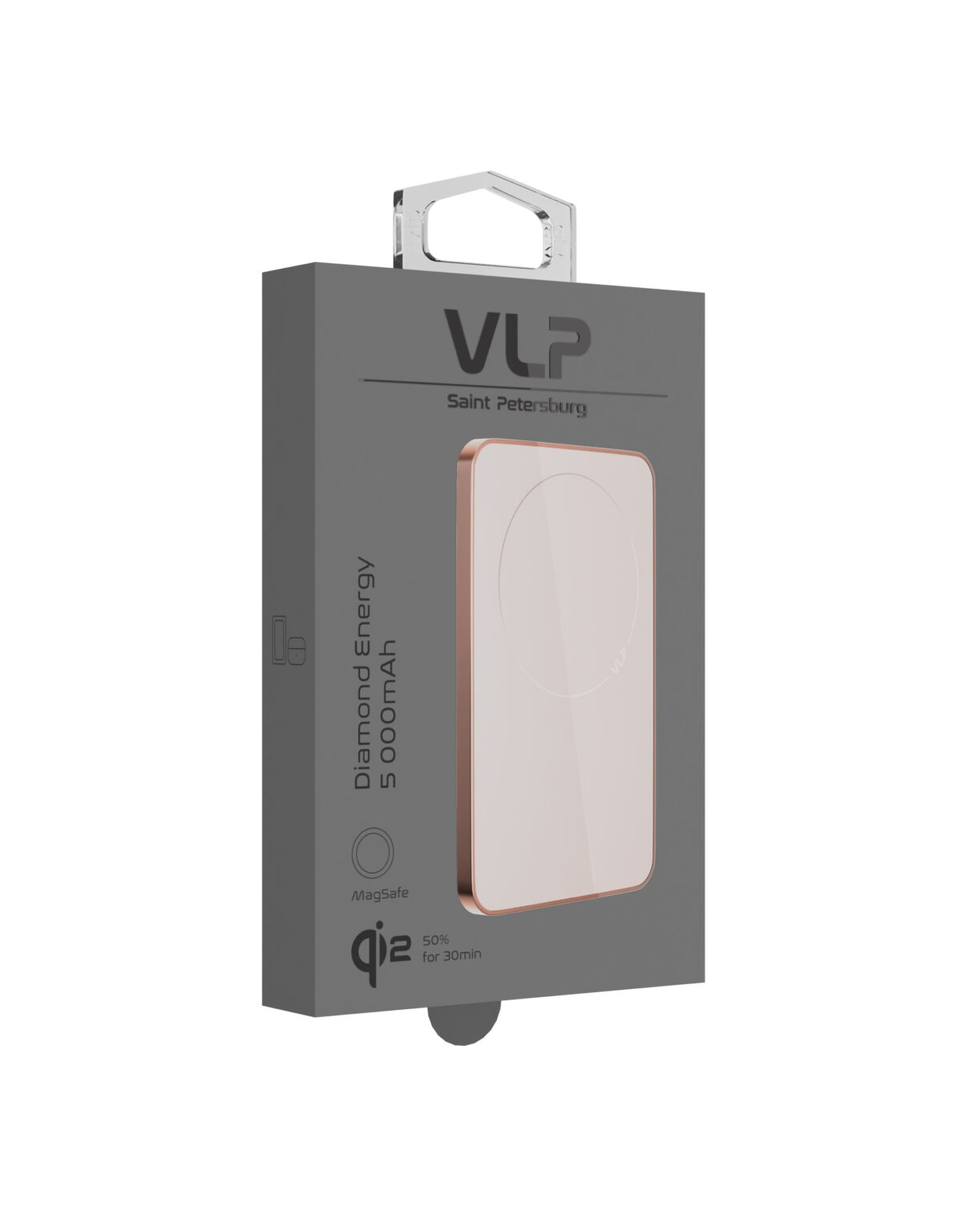 VLP Diamond Energy MagSafe Qi2 5000mAh, Titanium Desert (1044003)