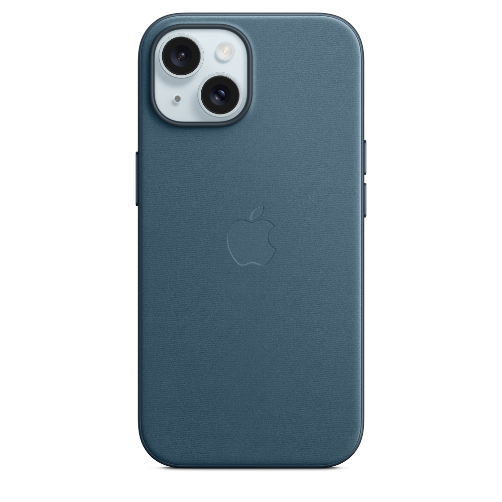 iPhone 15 Plus FineWoven Case с MagSafe, Pacific Blue