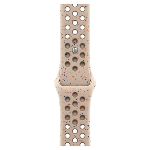 Apple Watch Series 10 46mm Rose Gold Aluminum Case with Desert Stone Nike Sport Band MWX23