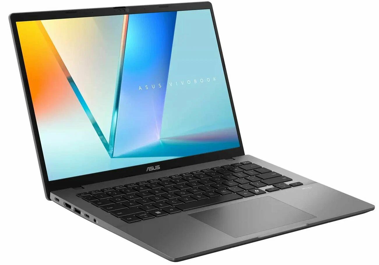 Ноутбук Asus Vivobook S14 S3407-LY084 14" (Intel Core 210H, Intel Graphics) 16ГБ, 512ГБ SSD, noOS, серый (90NB1682-M00720)