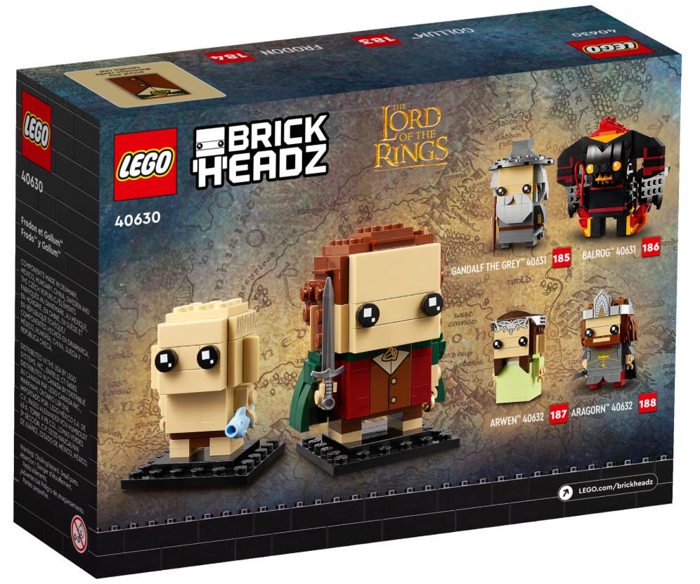 LEGO BrickHeadz Фродо и Голлум