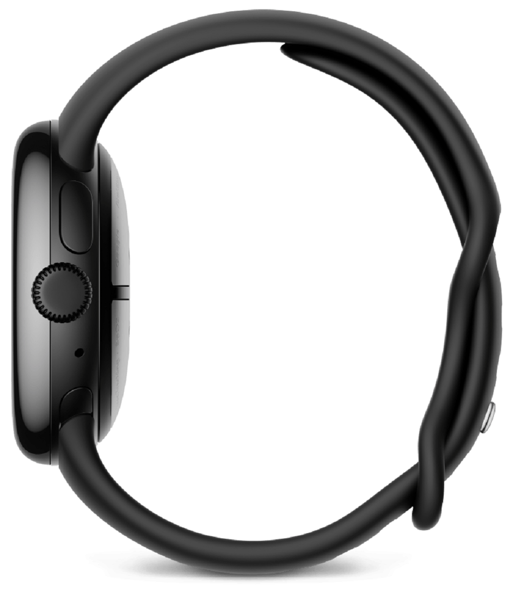 Смарт-часы Google Pixel Watch 3 41mm Matte Black Aluminum Case/Obsidian Active Band