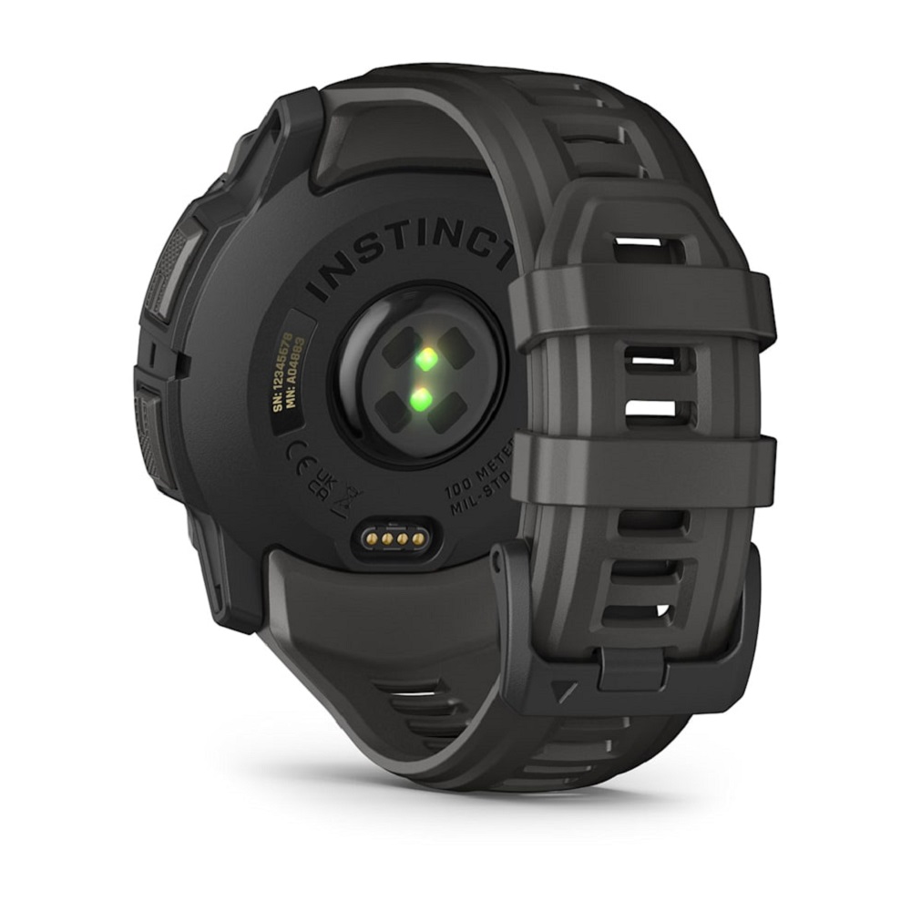 Умные часы Garmin Instinct 3 50mm Amoled Black (010-03020-00), черный
