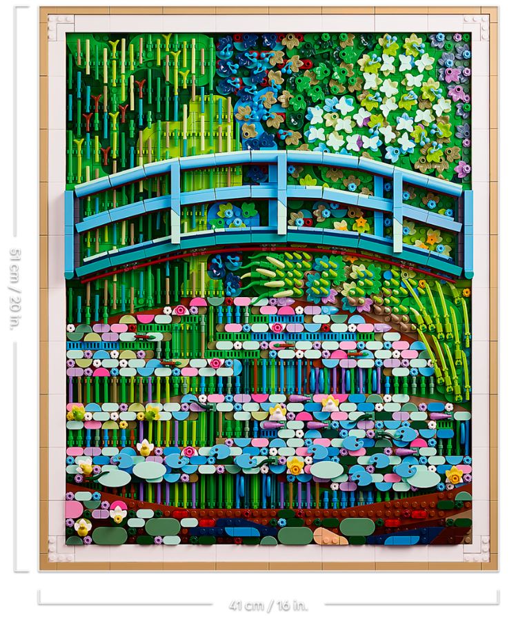 LEGO ART 31220 Клод Моне: Мост через пруд с водяными лилиями