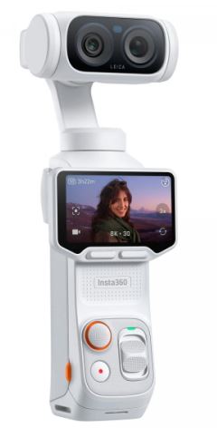 Insta360 Luna Ultra 8K Dual-Lens Gimbal Camera, белый