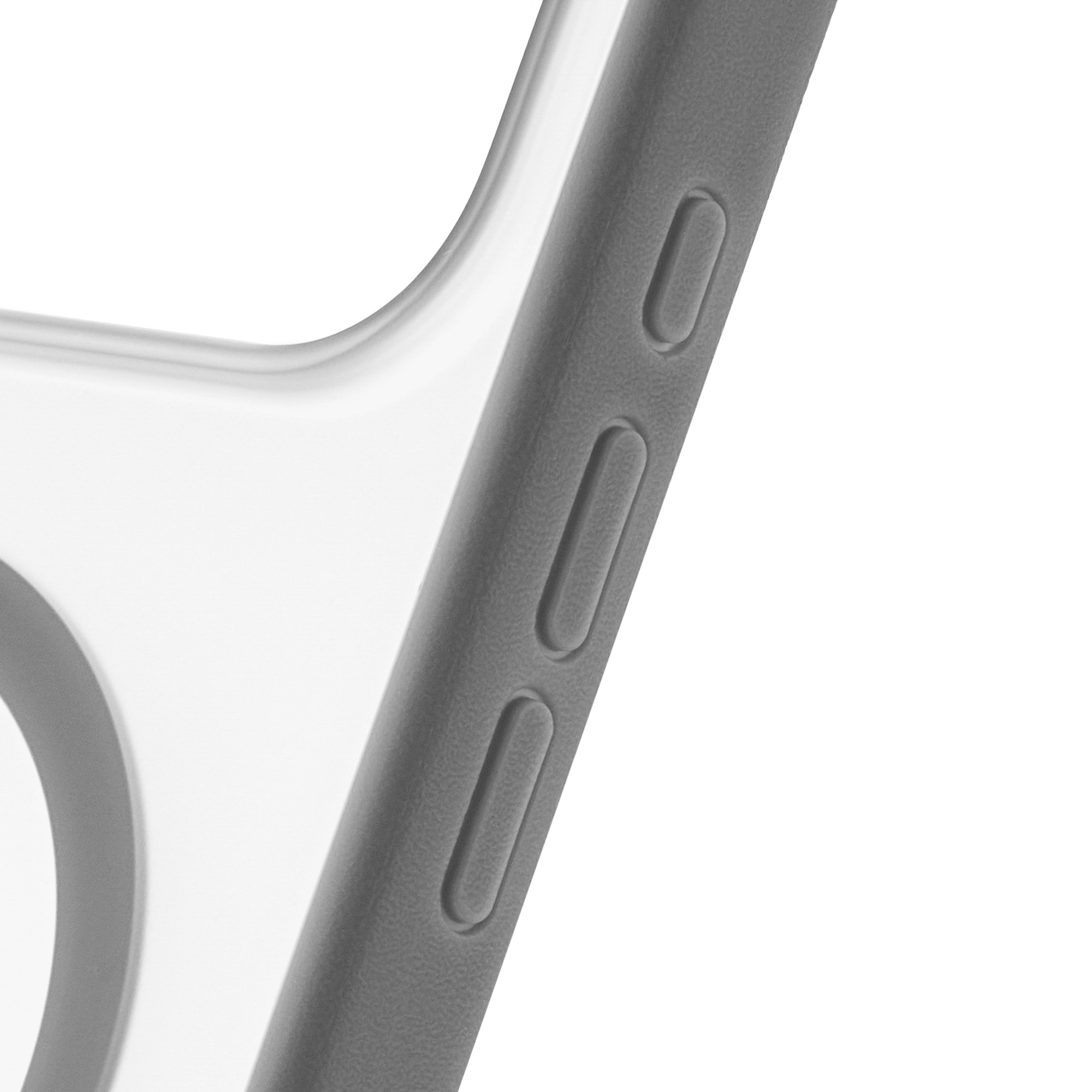 uBear Stand 360° Mag Case с MagSafe для iPhone 17 Pro Max (силикон, софт-тач), серый (CS588GR69PST-I25M)