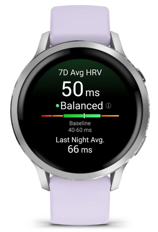Garmin Venu 4 41mm, Silver with Periwinkle Silicone (010-03013-41) HK
