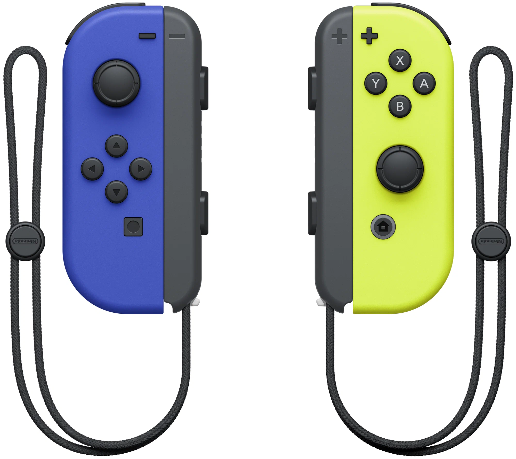 Геймпад Nintendo Switch Joy-Con, синий/неоновый желтый