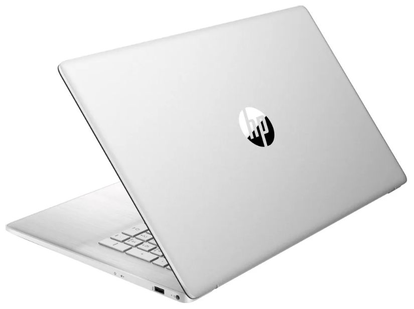 Ноутбук HP 17-cp3166mg 17.3" (AMD Ryzen 7 7730U, AMD Radeon Graphics) 16ГБ, 512ГБ, noOS, серебристый (802H9EA)