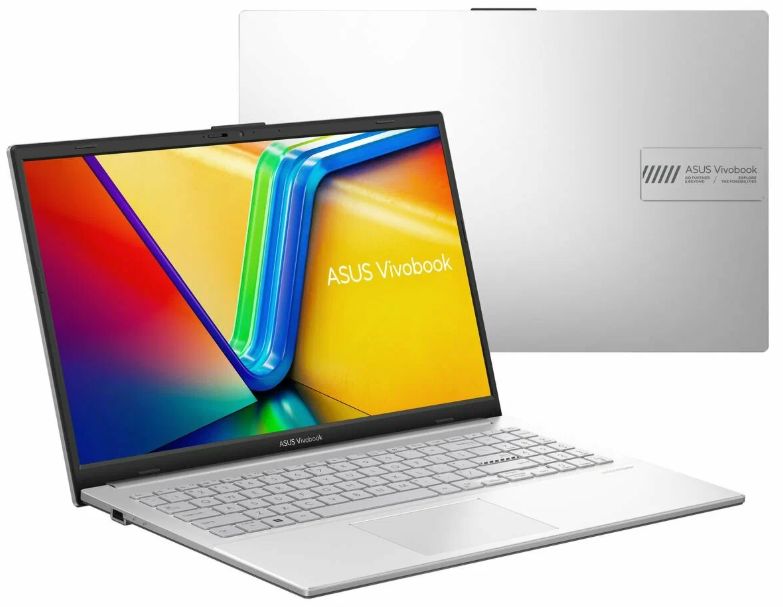 Asus Vivobook Go 15 E1504GA-BQ560 (Intel Processor N100, Intel UHD Graphics) 8ГБ, 256ГБ, noOS, серебристый (90NB0ZT1-M00XZ0)