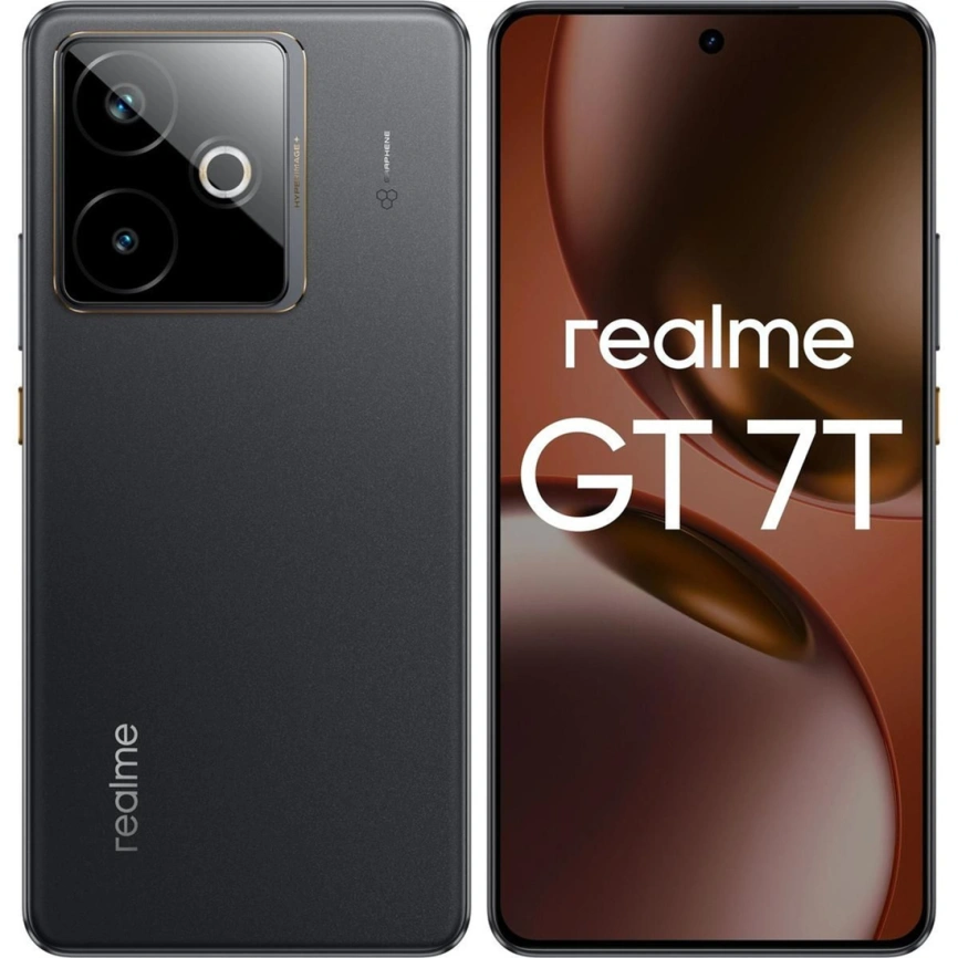 Realme GT 7T 12/256ГБ, обсидиан (IceSense Black)