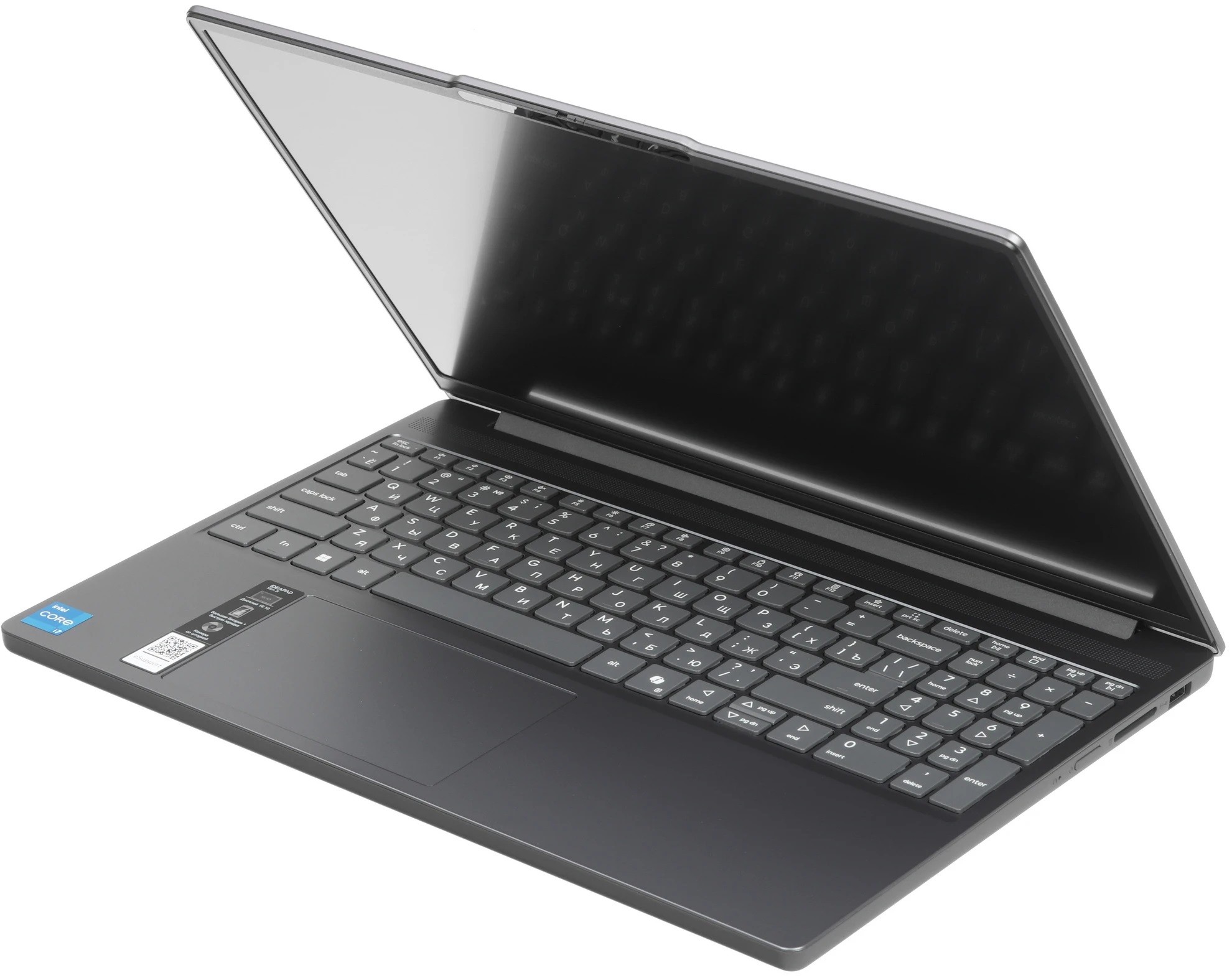 Ноутбук Lenovo IdeaPad Slim 3 15IRH10 15.3" (Intel Core i7 13620H, Intel UHD Graphics) 16ГБ, 512ГБ SSD, noOS, серый (83K10032RK)