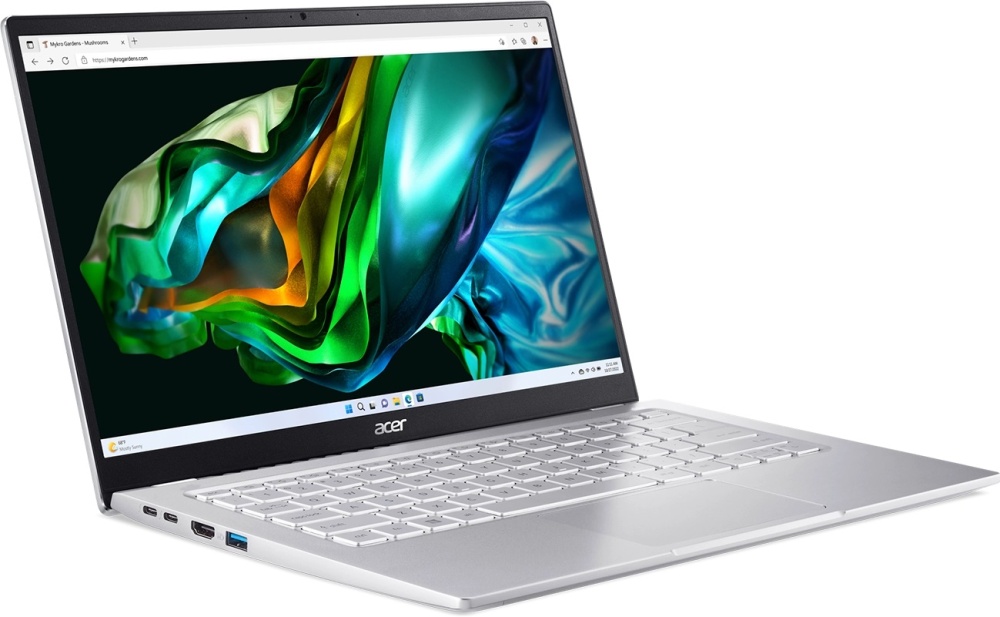 Acer Swift Go 14 SFG14-41-R2U2 (AMD Ryzen 5 7530U, AMD Radeon) 16ГБ, 512ГБ, Windows 11 Home, серебристый