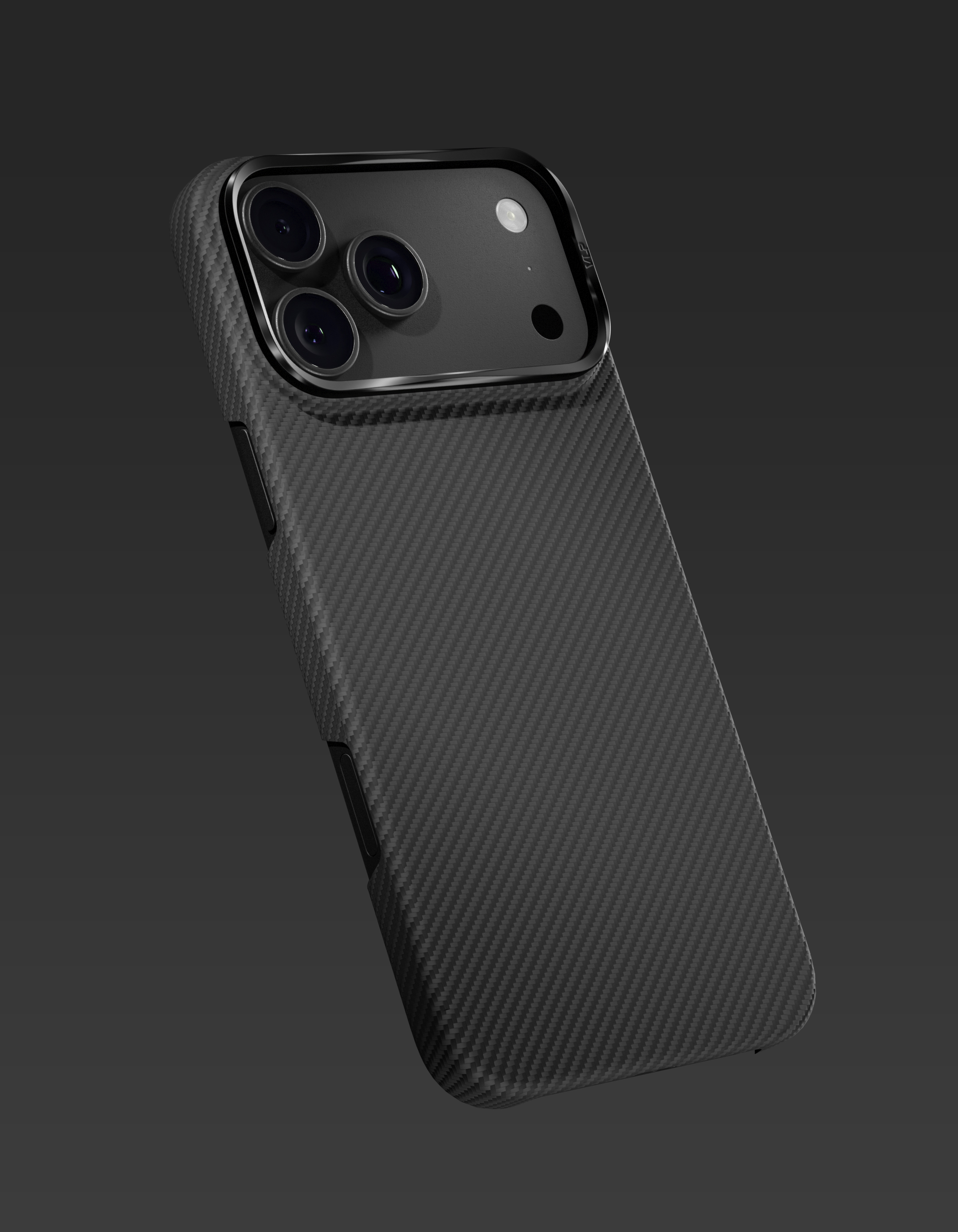Чехол VLP Kevlar Case с MagSafe для iPhone 18 Pro Max, черный (1058102)