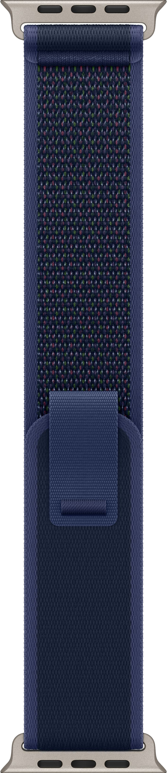 Apple Watch Ultra 2 (2024) 49mm Natural Titanium Case with Blue Trail Loop (M/L)