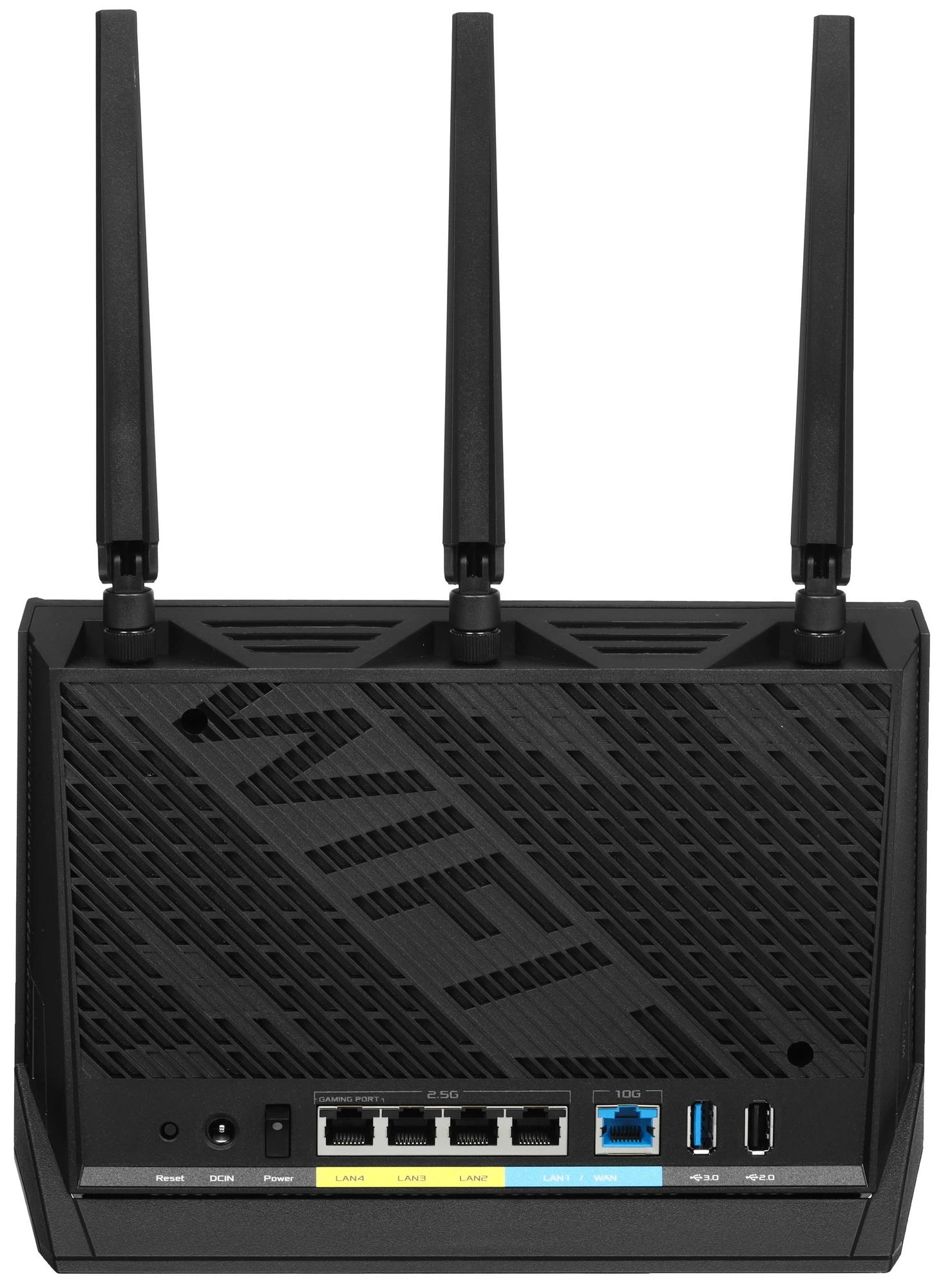 Wi-Fi роутер ASUS RT-BE86U BE6800 Dual-Band, черный