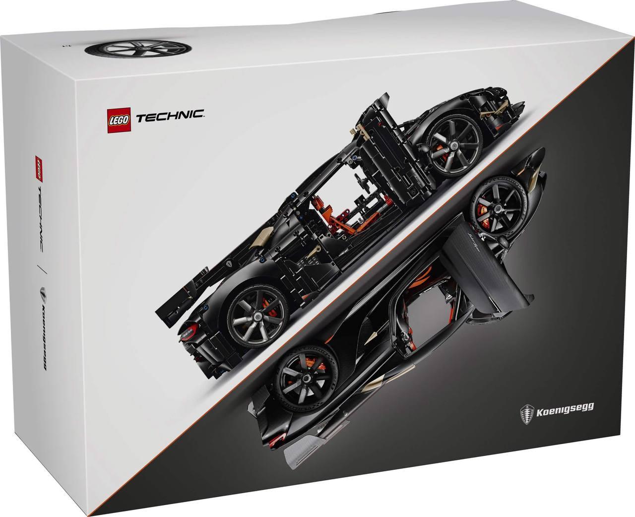 Конструктор LEGO 42232 Koenigsegg Sadair's Spear Megacar