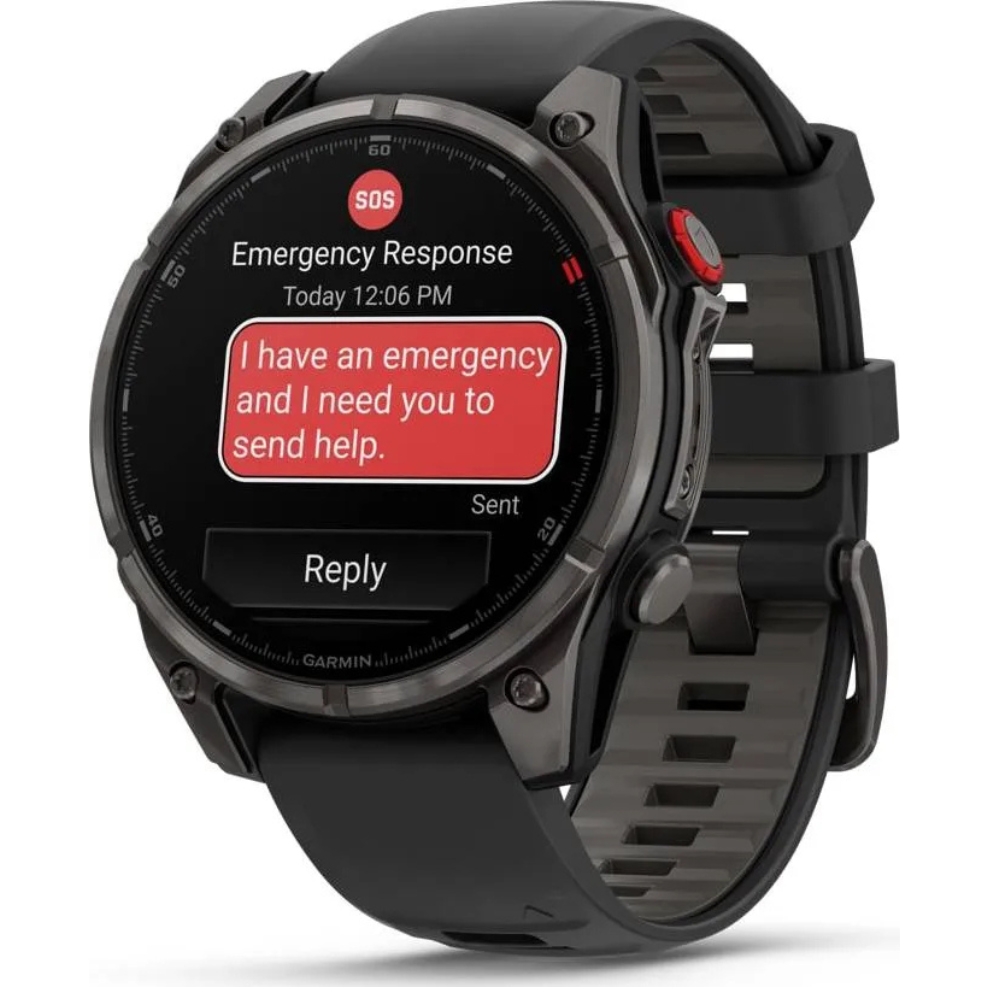 Garmin Fenix 8 Pro 47 mm Amoled Sapphire Titanium Carbon Gray (010-03198-01)