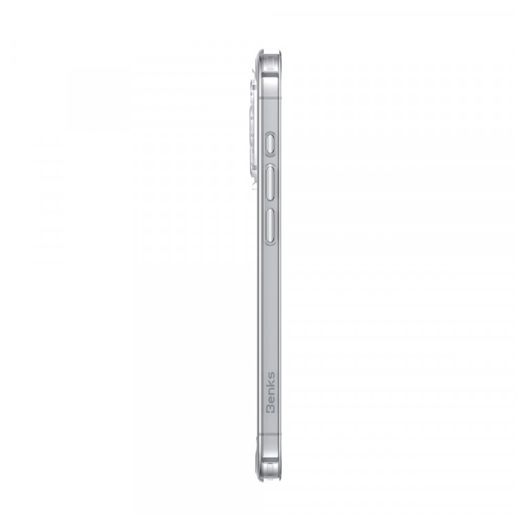 Чехол силиконовый Benks Lucent Pro Case с MagSafe для iPhone 16 Plus, прозрачный (C.K.JC.AP.TM.A064)