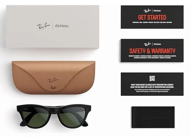Умные очки Ray-Ban Meta Skyler (Gen2) RW4014, Shiny Black/G15 Green (8056262721230)