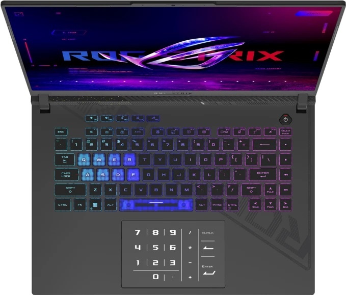 Asus ROG Strix G16 G614JU-N3540, 16" (Intel Core i5 13450HX, NVIDIA GeForce RTX 4050) 16ГБ, 1ТБ SSD, noOS, черный (90NR0CC1-M015S0)