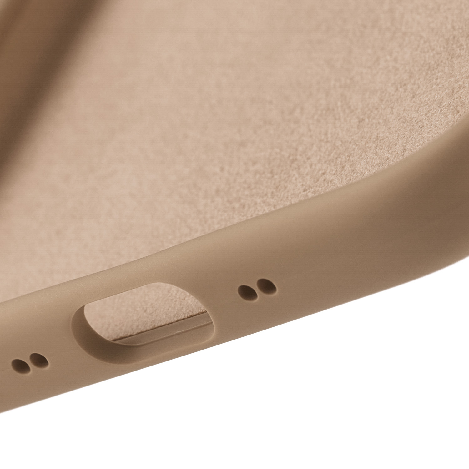 Чехол uBear Touch Mag Case с MagSafe для iPhone Air (силикон, софт-тач), латте (CS551LT66ATH-I25M)