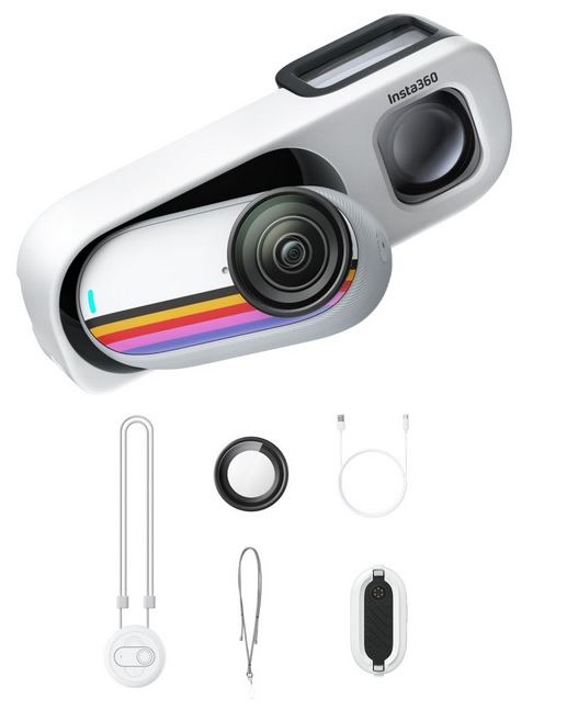 Insta360 GO 3S Retro Bundle 64 ГБ, белый