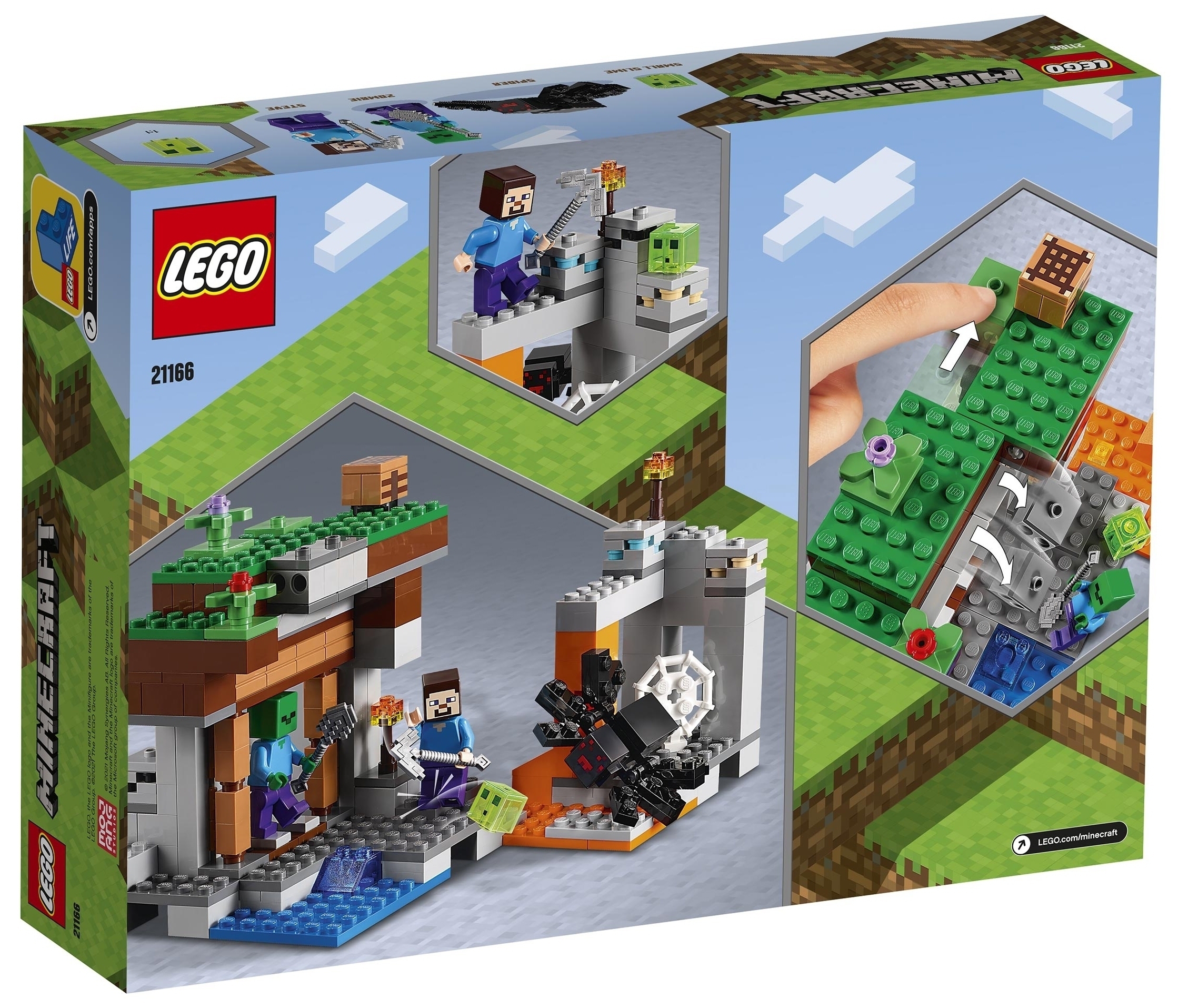 Конструктор LEGO Minecraft 21166 «Заброшенная» шахта