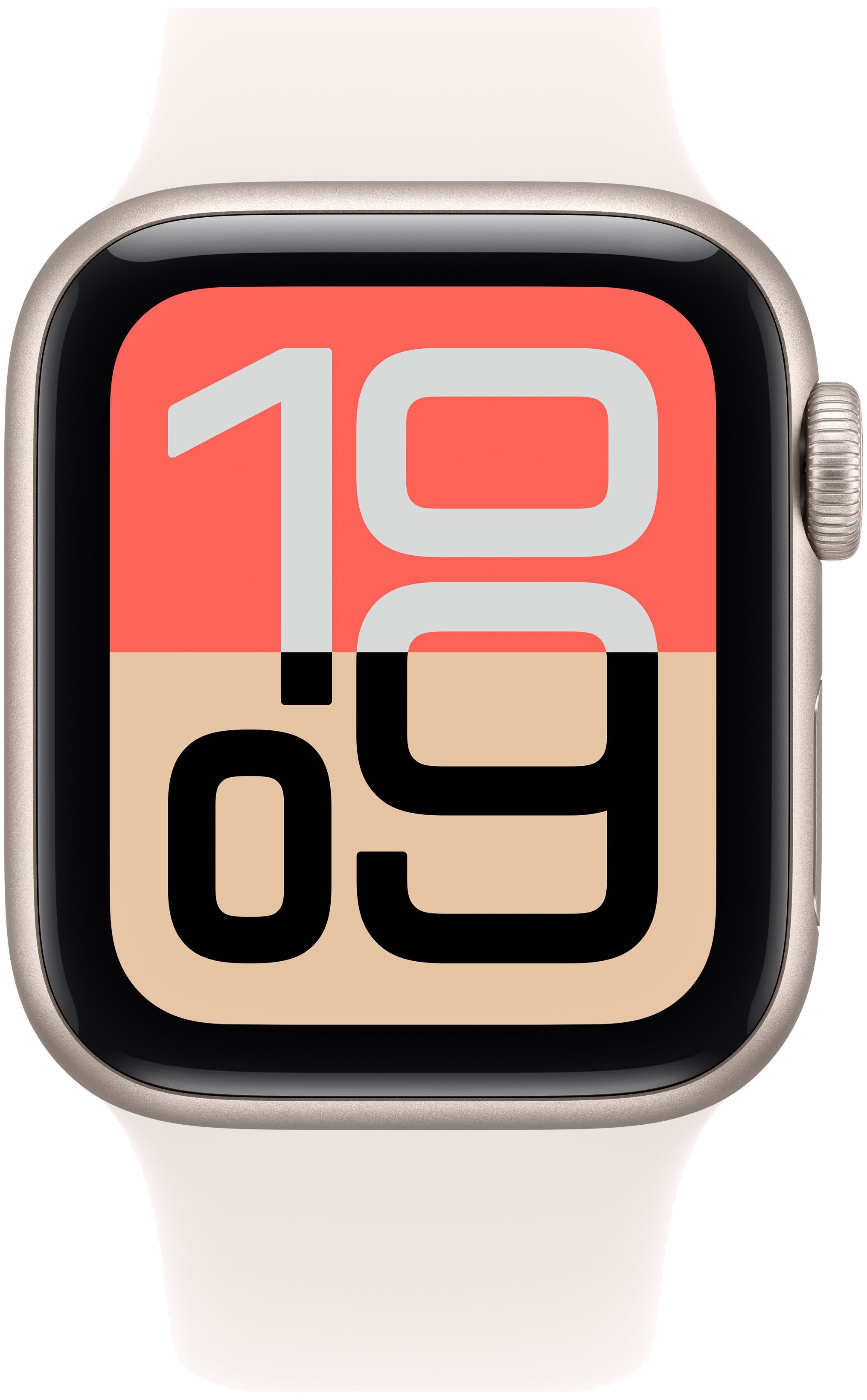 Умные часы Apple Watch SE 3 40mm (2025) Starlight Aluminum Case with Sport Band Light Blush