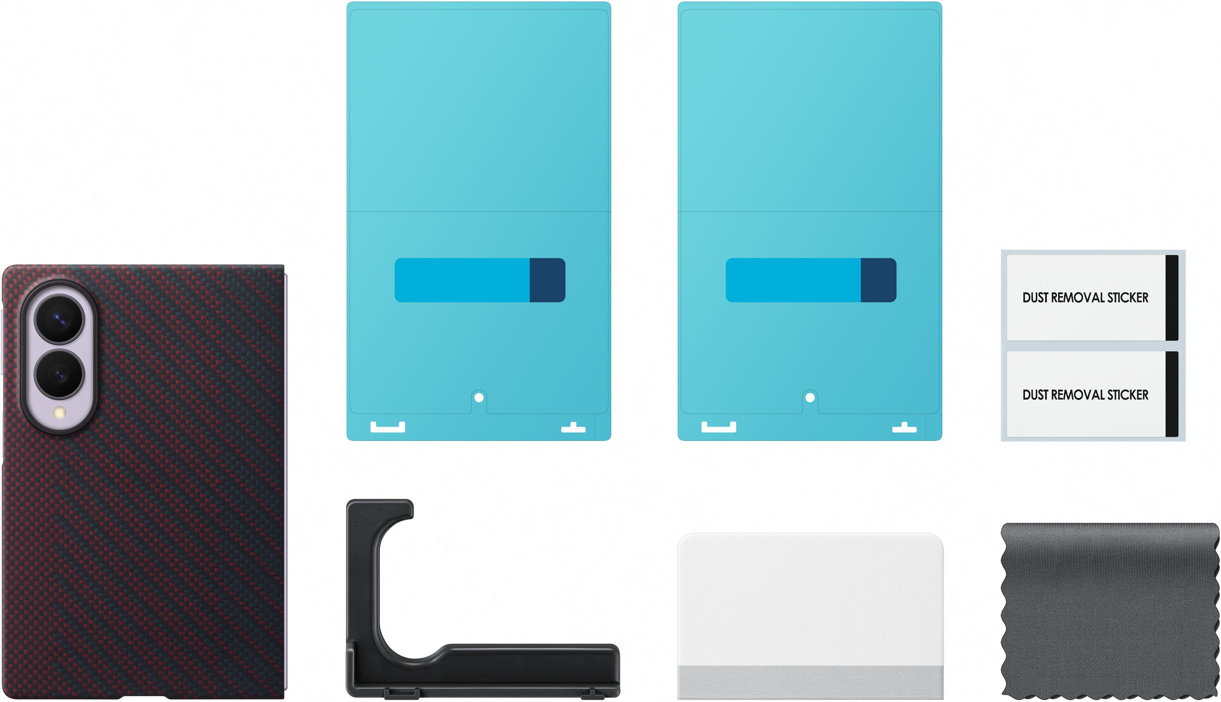 Samsung Carbon Magnet Case Galaxy Z Fold8, бордовый