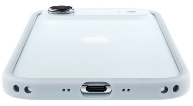 Apple Bumper для iPhone Air, серый (Light Grey) MH014FE/A