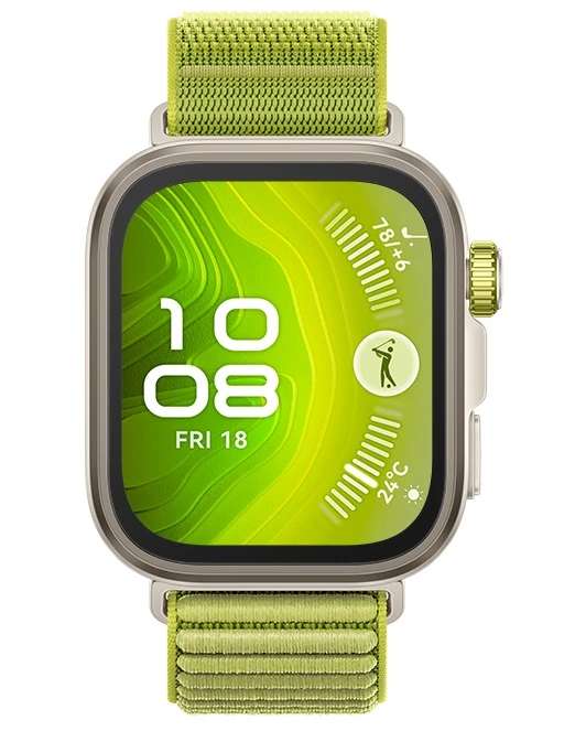Умные часы Huawei Watch Fit 4 Pro, зеленый (55020FAG)
