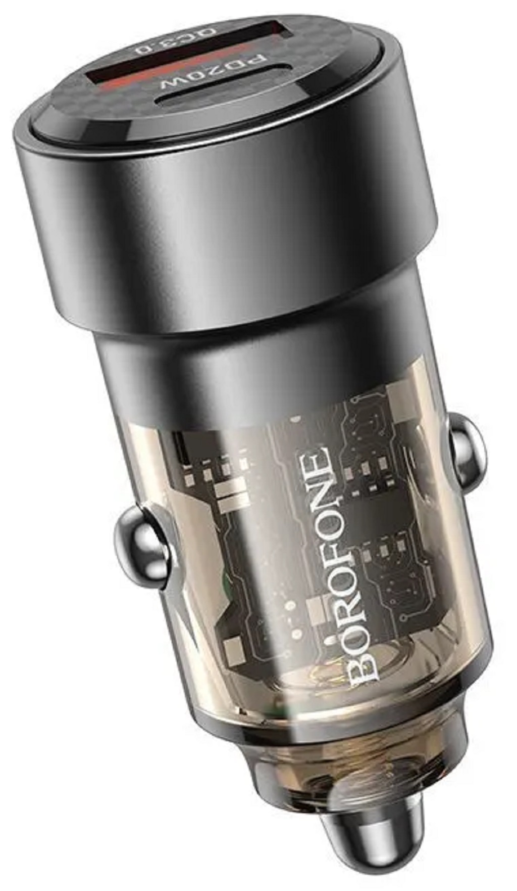Автомобильное зарядное устройство BOROFONE BZ20 38W USB-C, черный