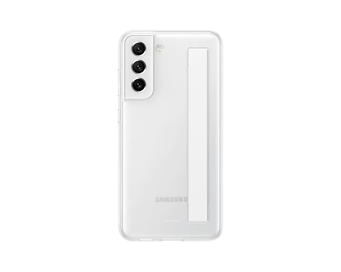 Панель-накладка Samsung Slim Strap Cover для Samsung Galaxy S21 FE (EF-XG990CWEGRU), белый
