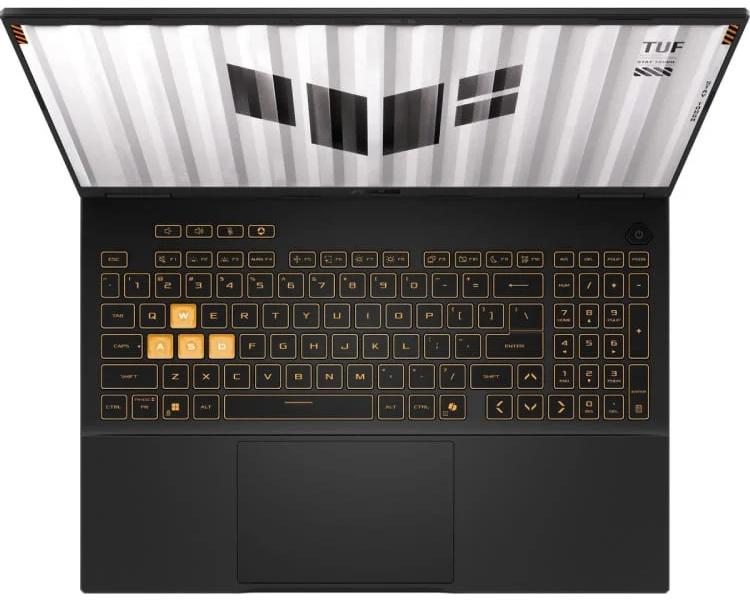 Ноутбук Asus TUF Gaming F16 FX608JMR-RV194 (Intel Core i5 14450HX, NVIDIA GeForce RTX 5060) 16ГБ, 512ГБ SSD, noOS, серый (90NR0NB1-M00AK0)