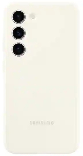 Чехол Samsung Galaxy S23 Silicone Case EF-PS911TUEGRU, бежевый хлопок