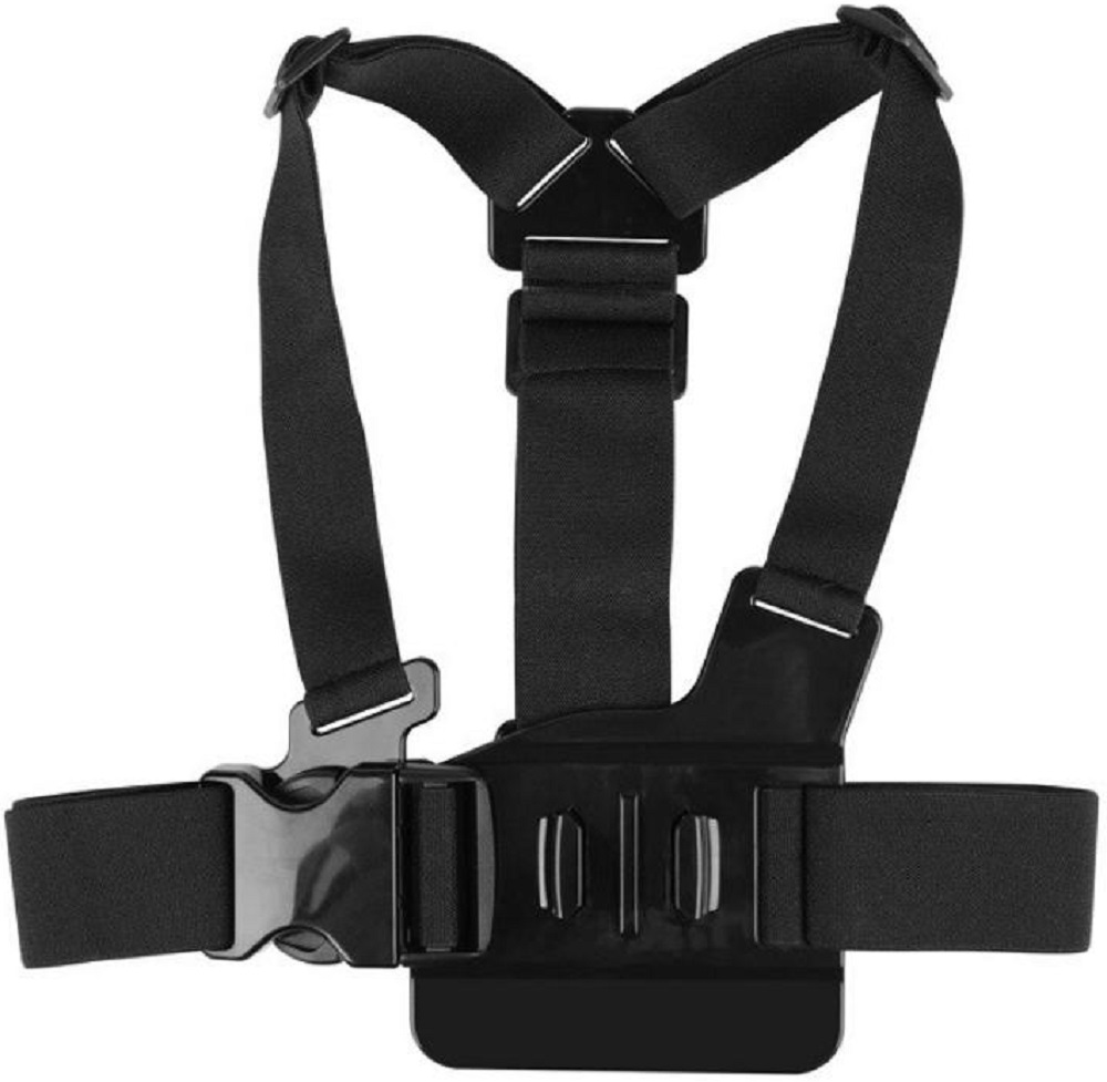 Крепление на грудь для экшен-камер GoPro, Sjcam, Eken, DJI, черный