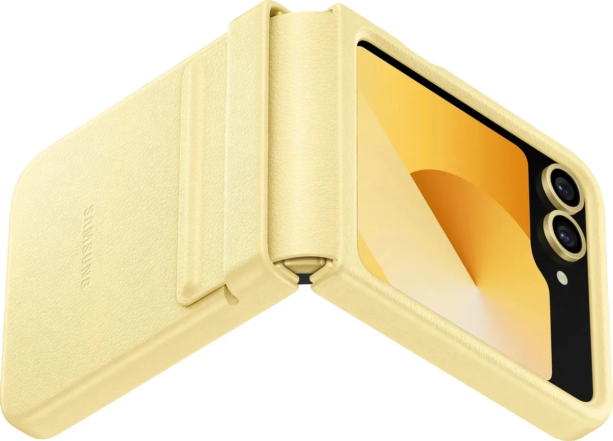 Чехол (клип-кейс) Samsung Kindsuit Case Flip 6 (F741) для Samsung Galaxy Z Flip6, желтый (EF-VF741PYEGRU)