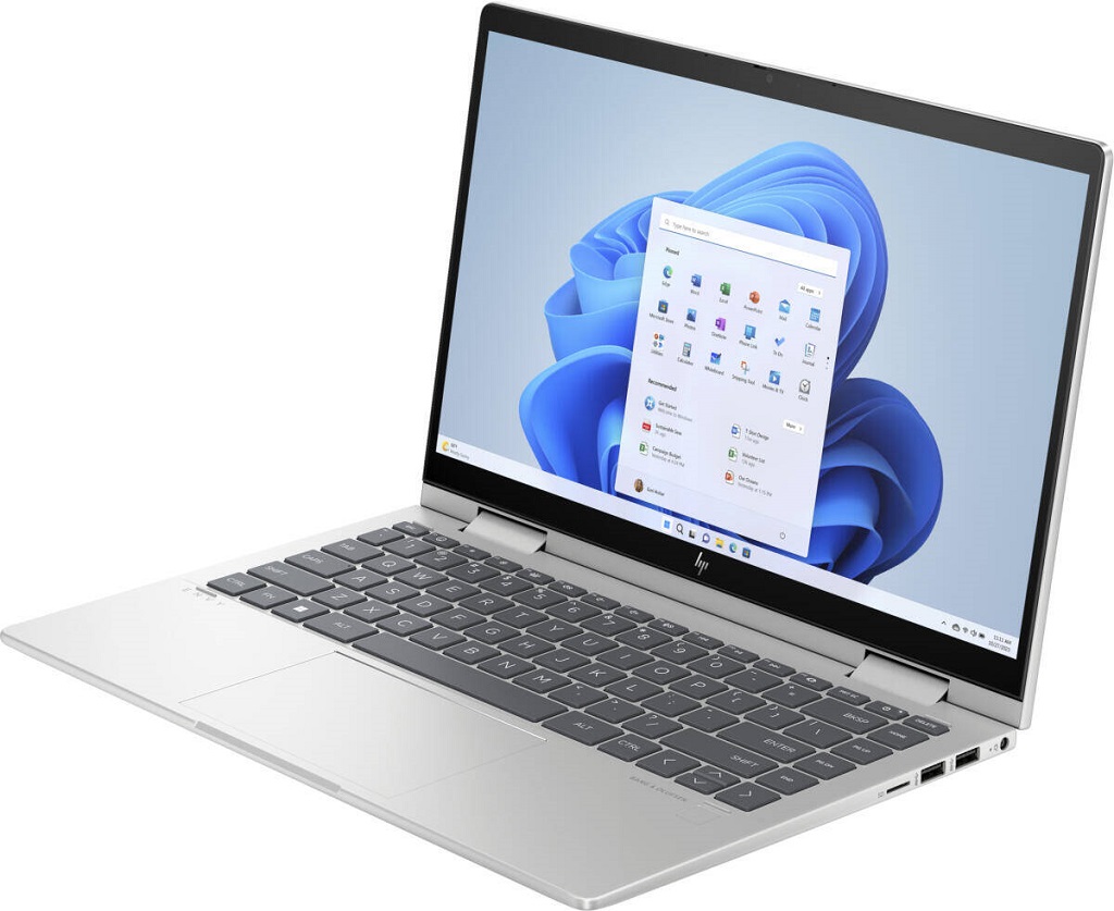 Ноутбук HP Envy X360 14-es1013dx 14" (Intel i5 120U, Intel Graphics) 8ГБ, 512ГБ, Win 11 Home, серебристый (9R8R2UA)