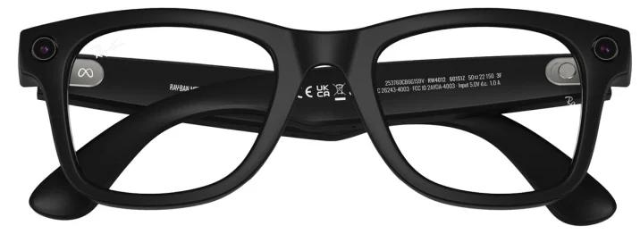 Умные очки Ray-Ban Meta (Gen 2) Wayfarer S50 (M), Matte Black/Transitions Grey (601S1Z50)