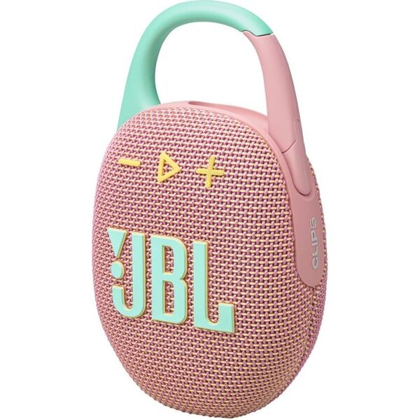 Портативная акустика JBL Clip 5, розовый