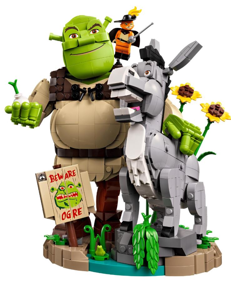 LEGO Shrek 72423 Фигурки Шрек, Осел и Кот в сапогах