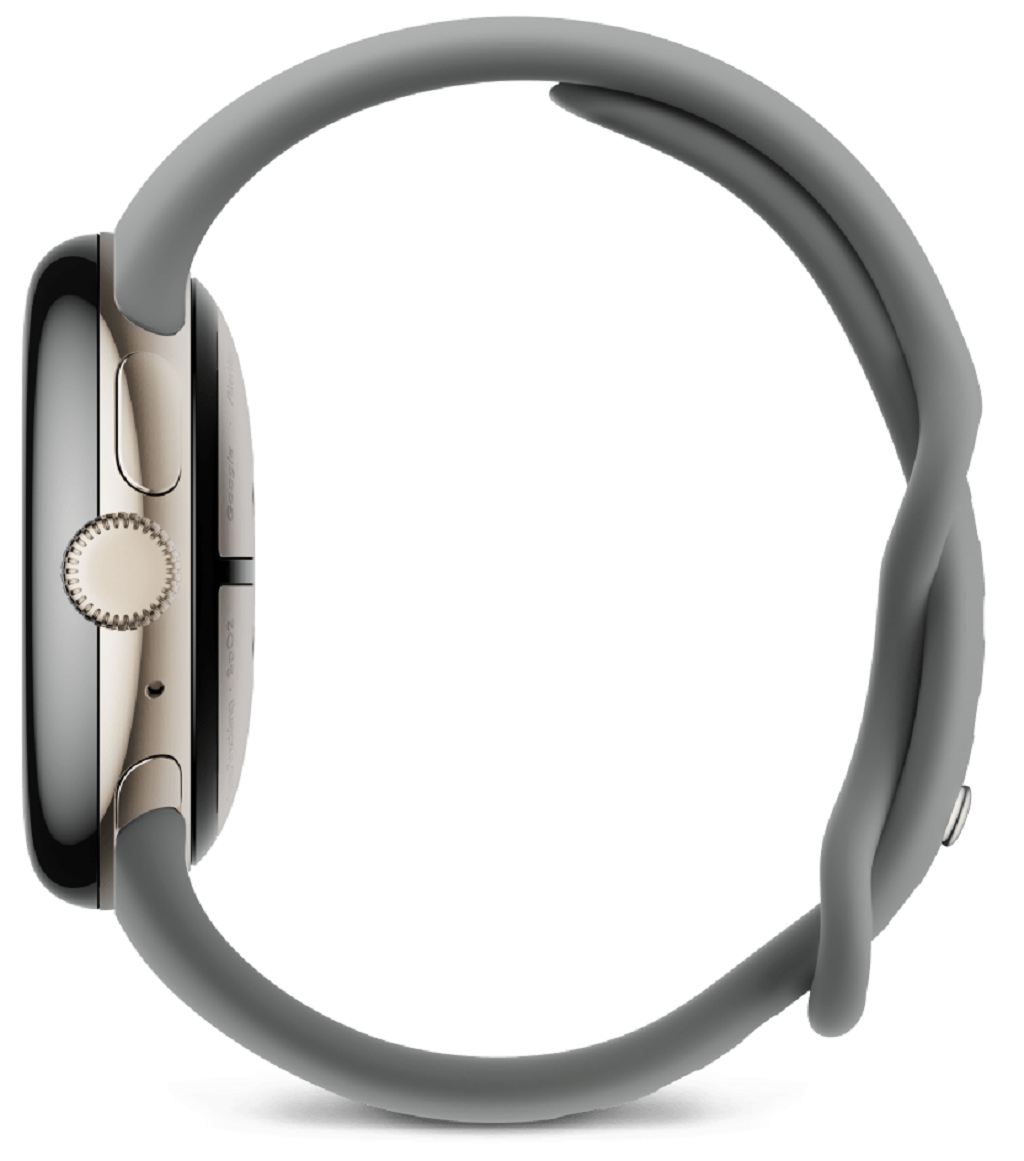 Google Pixel Watch 3 41mm Champagne Gold Aluminum Case/Hazel Active Band